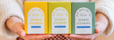 Old Whaling Company collection of three shower steamers handmade in Charleston, SC
