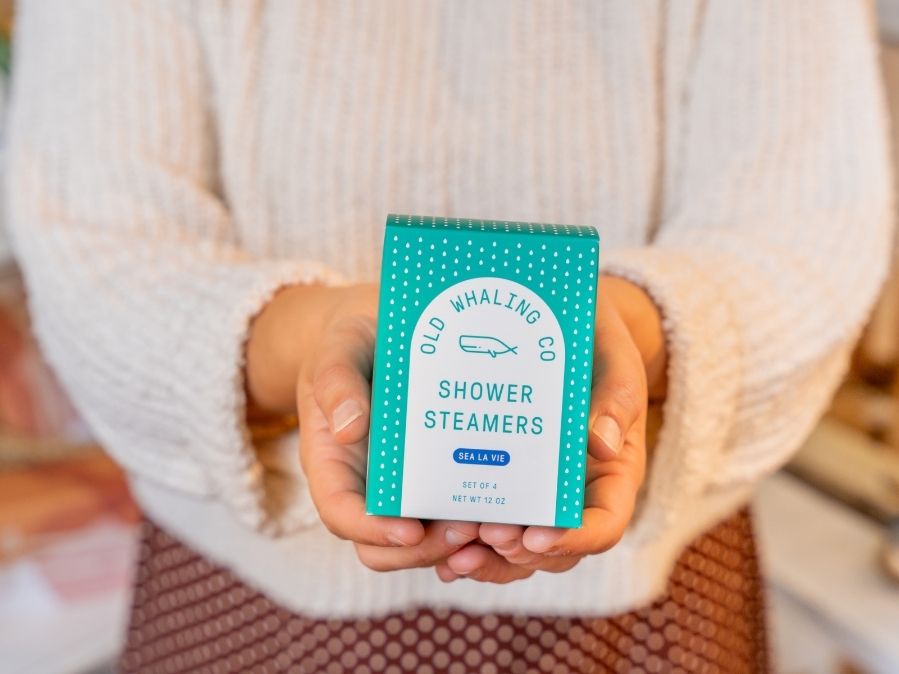 Sea La Vie Shower Steamer held in flagship store on King Street in Charleston, SC