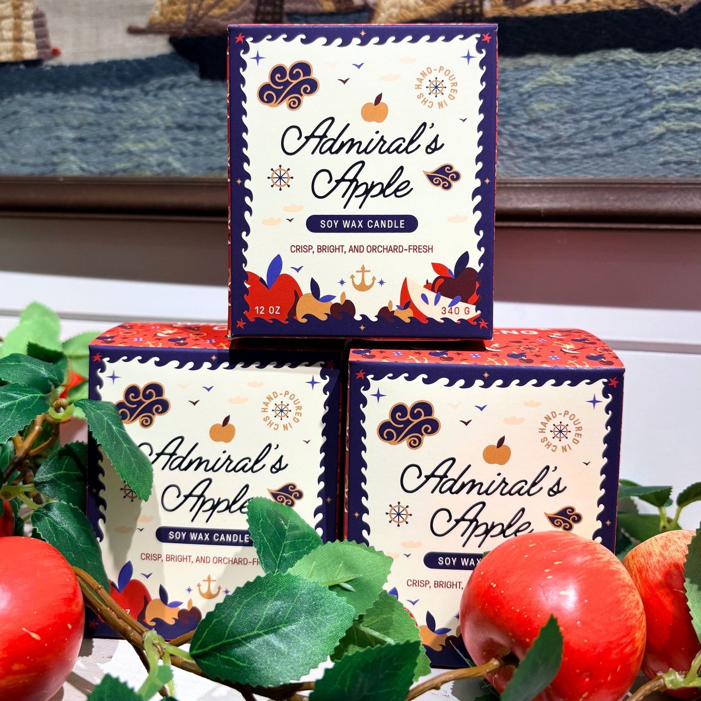 Admiral's Apple Candle