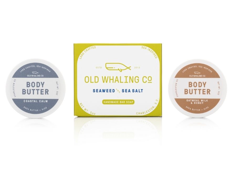 Bestseller Discovery Kit Bundle with Travel Size Coastal Calm Body Butter, Seaweed & Sea Salt Bar Soap, and Travel Size Oatmeal Milk & Honey Body Butter