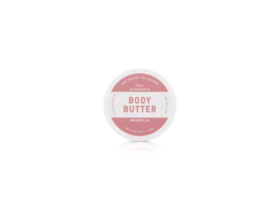 Old Whaling Co Magnolia Travel Size Body Butter handmade in Charleston, South Carolina