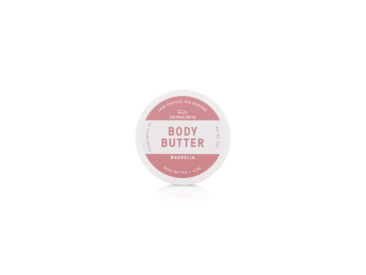 Old Whaling Co Magnolia Travel Size Body Butter handmade in Charleston, South Carolina