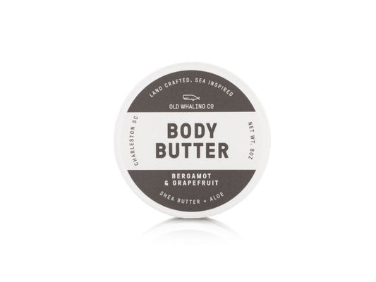 Old Whaling Co Bergamot & Grapefruit Body Butter handmade in Charleston, South Carolina