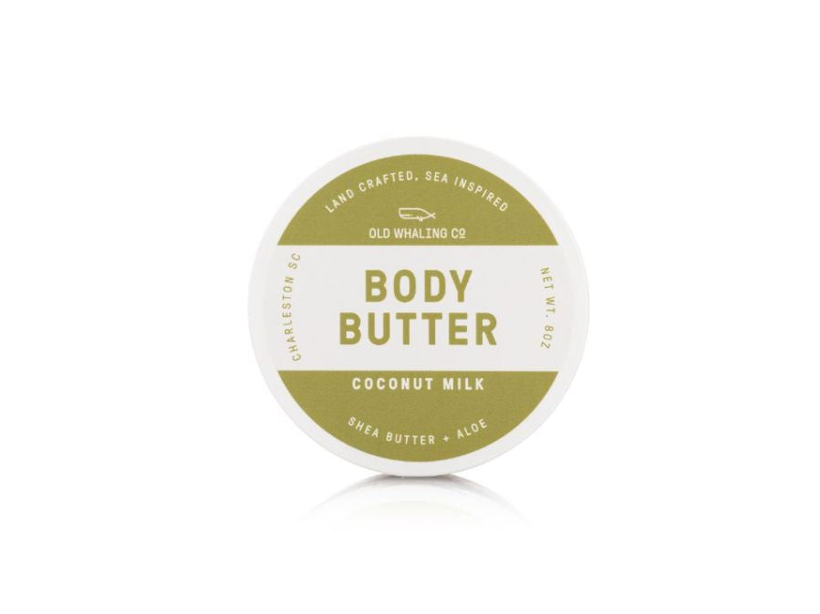 Old Whaling Co Coconut Milk Body Butter handmade in Charleston, South Carolina