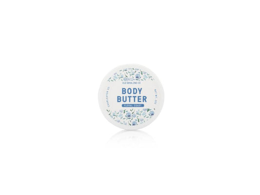 Old Whaling Co Floral Coast Travel Size Body Butter handmade in Charleston, South Carolina