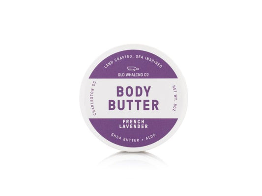 Old Whaling Co French Lavender Body Butter handmade in Charleston, South Carolina