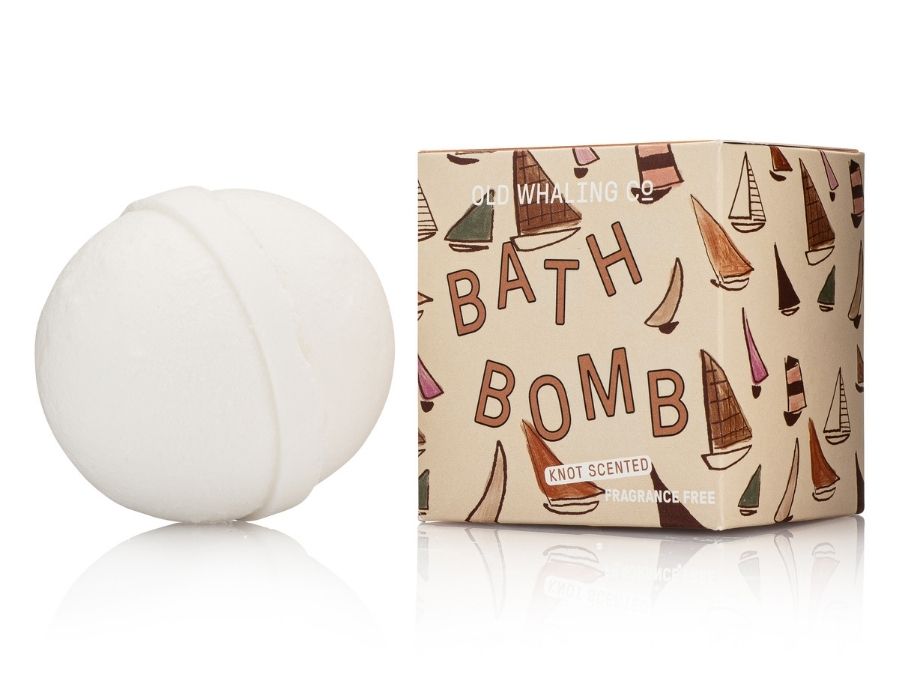 Old Whaling Co Knot Scented Bath Bomb handmade in Charleston, South Carolina