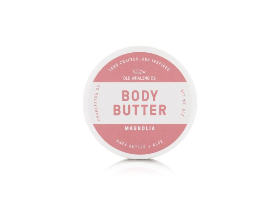 Old Whaling Co Magnolia Floral Scented Body Butter handmade in Charleston, South Carolina