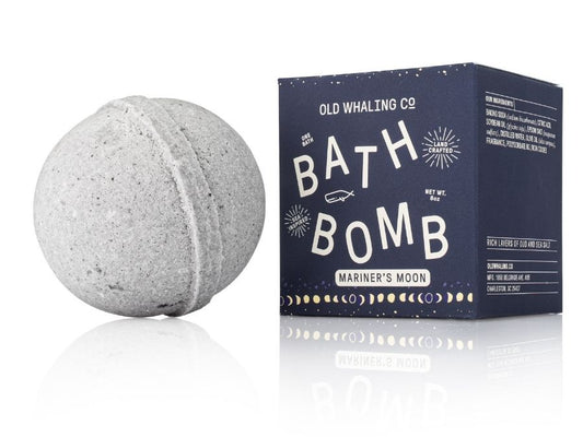 Old Whaling Co Mariner's Moon Bath Bomb handmade in Charleston, South Carolina