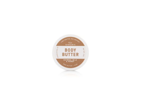 Old Whaling Co Oatmeal Milk & Honey Travel Size Body Butter handmade in Charleston, South Carolina