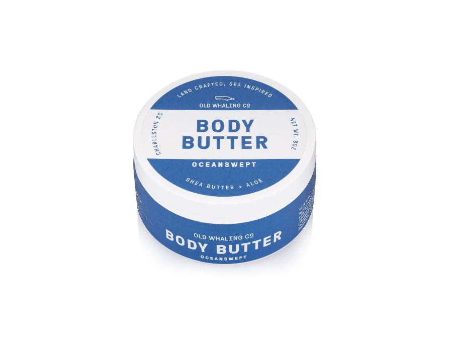 Old Whaling Co Oceanswept Body Butter handmade in Charleston, South Carolina