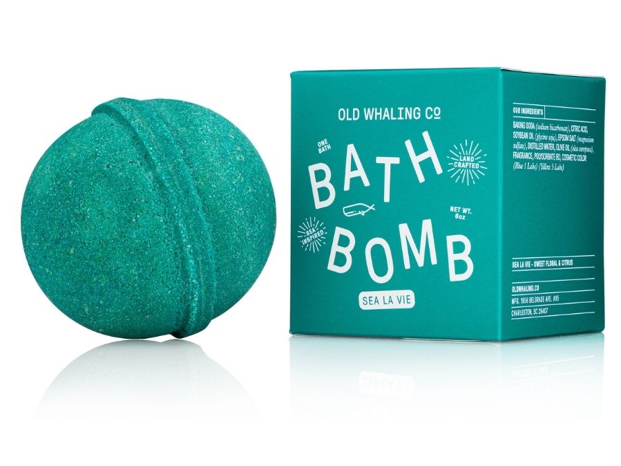 Old Whaling Co Sea La Vie Bath Bomb handmade in Charleston, South Carolina