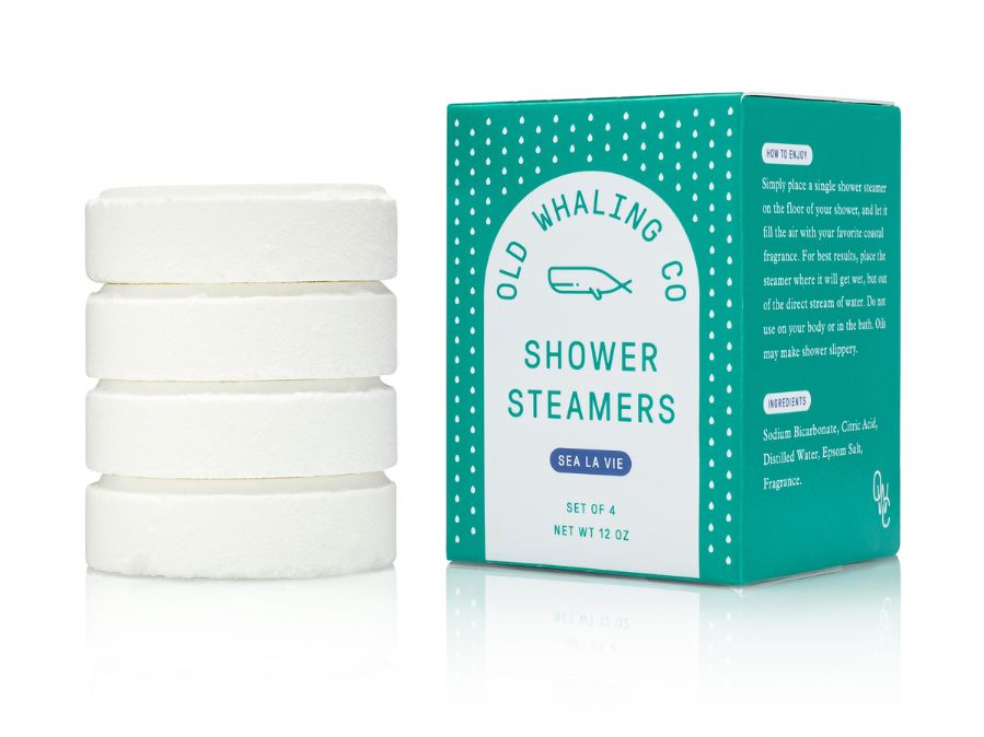 Old Whaling Co Sea La Vie Shower Steamers set of four handmade in Charleston, South Carolina