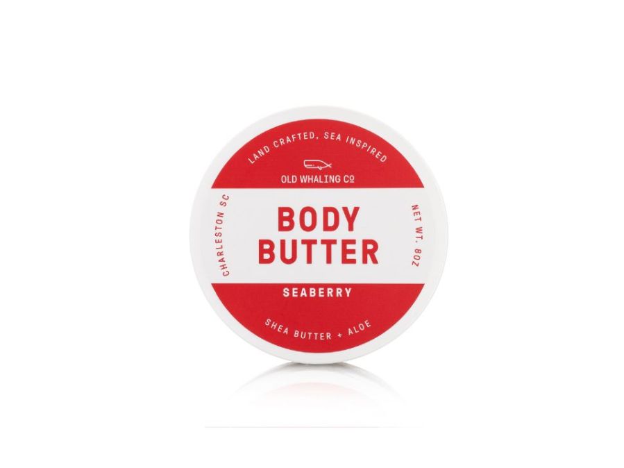 Old Whaling Co Seaberry Body Butter handmade in Charleston, South Carolina